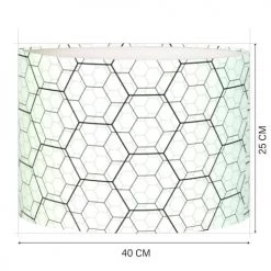 Abat-jours Lampadaires Abat-jour Lampadaire Karo T 40 X H 25 -Lampadaires || Lustres || Guirlandes et décorations lumineuses Soldes abat jour lampadaire karo t 40 x h 25 3