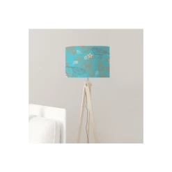 Abat-jours Lampadaires Abat-jour Lampadaire Oiseau Bleu Acidulé T 45 X H 25 -Lampadaires || Lustres || Guirlandes et décorations lumineuses Soldes abat jour lampadaire oiseau bleu acidule t 45 x h 25 2