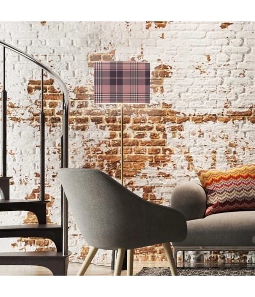 Abat-jours Lampadaires Abat-jour Lampadaire Tartan Cinth T 40 X H 27 4 Abat-jours Lampadaires Abat-jour Lampadaire Tartan Cinth T 40 X H 27 – Image 2