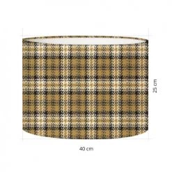 Abat-jours Lampadaires Abat-jour Lampadaire Tartan Coco T 40 X H 27 -Lampadaires || Lustres || Guirlandes et décorations lumineuses Soldes abat jour lampadaire tartan coco t 40 x h 27 2