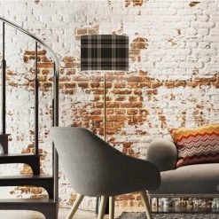 Abat-jours Lampadaires Abat-jour Lampadaire Tartan Cristi T 40 X H 27 -Lampadaires || Lustres || Guirlandes et décorations lumineuses Soldes abat jour lampadaire tartan cristi t 40 x h 27 1