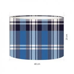 Abat-jours Lampadaires Abat-jour Lampadaire Tartan Mary T 40 X H 27 -Lampadaires || Lustres || Guirlandes et décorations lumineuses Soldes abat jour lampadaire tartan mary t 40 x h 27 2