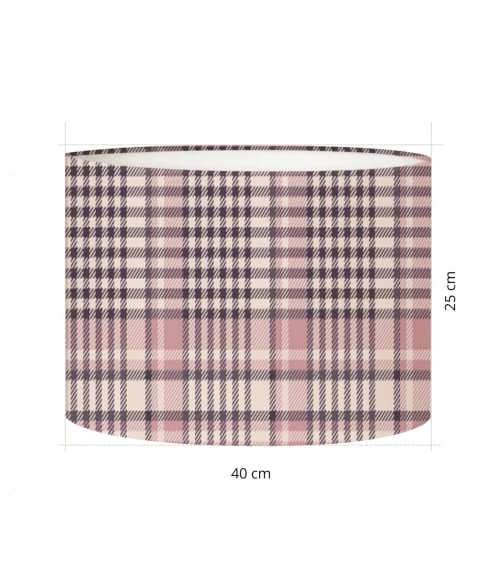 Abat-jours Lampadaires Abat-jour Lampadaire Tartan Melo T 40 X H 27 5 Abat-jours Lampadaires Abat-jour Lampadaire Tartan Melo T 40 X H 27 – Image 3