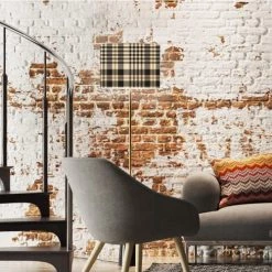 Abat-jours Lampadaires Abat-jour Lampadaire Tartan Rach T 40 X H 27 -Lampadaires || Lustres || Guirlandes et décorations lumineuses Soldes abat jour lampadaire tartan rach t 40 x h 27 1