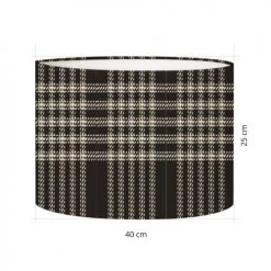 Abat-jours Lampadaires Abat-jour Lampadaire Tartan Sara T 40 X H 27 -Lampadaires || Lustres || Guirlandes et décorations lumineuses Soldes abat jour lampadaire tartan sara t 40 x h 27 2