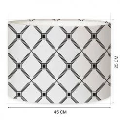 Abat-jours Lampadaires Abat-jour Pour Lampadaire Vitio T 45 X H 25 -Lampadaires || Lustres || Guirlandes et décorations lumineuses Soldes abat jour pour lampadaire vitio t 45 x h 25 3