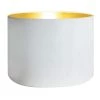 Abat-jours Lampadaires Abat-jour Rond Blanc Et Or T 35 X H 30 2 Abat-jours Lampadaires Abat-jour Rond Blanc Et Or T 35 X H 30 -Lampadaires || Lustres || Guirlandes et décorations lumineuses Soldes abat jour rond blanc et or t 35 x h 30