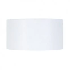Tosel Lampadaires Abat-jour Tissu Blanc
