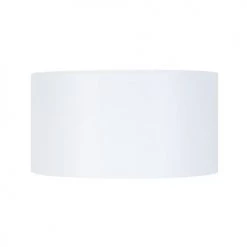 Tosel Lampadaires Abat-jour Tissu Blanc