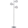 Kare Design Lampadaires Lampadaire 3 Abat-jours En Acier Chromé H151 -Lampadaires || Lustres || Guirlandes et décorations lumineuses Soldes lampadaire 3 abat jours en acier chrome h151