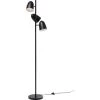 Kare Design Lampadaires Lampadaire 3 Abat-jours En Acier Noir H160 -Lampadaires || Lustres || Guirlandes et décorations lumineuses Soldes lampadaire 3 abat jours en acier noir h160
