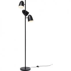Kare Design Lampadaires Lampadaire 3 Abat-jours En Acier Noir H160 -Lampadaires || Lustres || Guirlandes et décorations lumineuses Soldes lampadaire 3 abat jours en acier noir h160 3