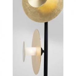 Kare Design Lampadaires Lampadaire 3 Disques En Acier Doré Et Marbre H160 -Lampadaires || Lustres || Guirlandes et décorations lumineuses Soldes lampadaire 3 disques en acier dore et marbre h160 2