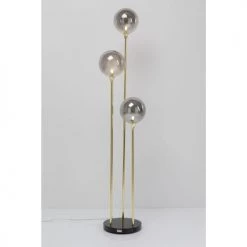 Kare Design Lampadaires Lampadaire 3 Globes En Verre, Acier Doré Et Marbre H176 -Lampadaires || Lustres || Guirlandes et décorations lumineuses Soldes lampadaire 3 globes en verre acier dore et marbre h176 4