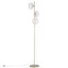 Maisons Du Monde Lampadaires Lampadaire 3 Globes En Verre Et Métal Doré H153 -Lampadaires || Lustres || Guirlandes et décorations lumineuses Soldes lampadaire 3 globes en verre et metal dore h153 1000 9 28 210112 1