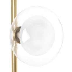 Maisons Du Monde Lampadaires Lampadaire 3 Globes En Verre Et Métal Doré H153 -Lampadaires || Lustres || Guirlandes et décorations lumineuses Soldes lampadaire 3 globes en verre et metal dore h153 1000 9 28 210112 2