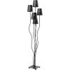 Kare Design Lampadaires Lampadaire 5 Abat-jours En Acier Noir H163 -Lampadaires || Lustres || Guirlandes et décorations lumineuses Soldes lampadaire 5 abat jours en acier noir h163