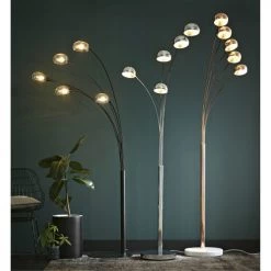 Maisons Du Monde Lampadaires Lampadaire 5 Branches En Métal Chromé H198 -Lampadaires || Lustres || Guirlandes et décorations lumineuses Soldes lampadaire 5 branches en metal chrome h198 1000 10 6 110952 11