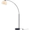 ATHM DESIGN Lampadaires Lampadaire Abat Jour Blanc Acrylique Pied Métal