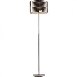 ATHM DESIGN Lampadaires Lampadaire Abat Jour Et Pied Métal Argent -Lampadaires || Lustres || Guirlandes et décorations lumineuses Soldes lampadaire abat jour et pied metal argent 6