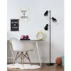 ATHM DESIGN Lampadaires Lampadaire Abat Jour Et Pied Métal Noir 2 ATHM DESIGN Lampadaires Lampadaire Abat Jour Et Pied Métal Noir -Lampadaires || Lustres || Guirlandes et décorations lumineuses Soldes lampadaire abat jour et pied metal noir 1