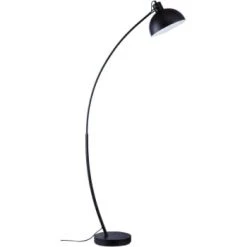 ATHM DESIGN Lampadaires Lampadaire Abat Jour Et Pied Métal Blanc -Lampadaires || Lustres || Guirlandes et décorations lumineuses Soldes lampadaire abat jour et pied metal noir 28