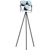 ATHM DESIGN Lampadaires Lampadaire Abat Jour Et Pied Métal Noir -Lampadaires || Lustres || Guirlandes et décorations lumineuses Soldes lampadaire abat jour et pied metal noir 30