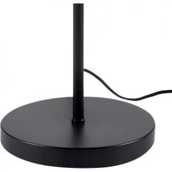 ATHM DESIGN Lampadaires Lampadaire Abat Jour Et Pied Métal Noir -Lampadaires || Lustres || Guirlandes et décorations lumineuses Soldes lampadaire abat jour et pied metal noir 6