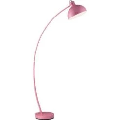 ATHM DESIGN Lampadaires Lampadaire Abat Jour Et Pied Métal Rose -Lampadaires || Lustres || Guirlandes et décorations lumineuses Soldes lampadaire abat jour et pied metal rose 2