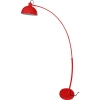 ATHM DESIGN Lampadaires Lampadaire Abat Jour Et Pied Métal Rouge -Lampadaires || Lustres || Guirlandes et décorations lumineuses Soldes lampadaire abat jour et pied metal rouge 1