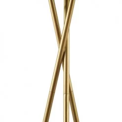 ATHM DESIGN Lampadaires Lampadaire Abat Jour Tissu Noir Pieds Métal -Lampadaires || Lustres || Guirlandes et décorations lumineuses Soldes lampadaire abat jour tissu noir pieds metal 3