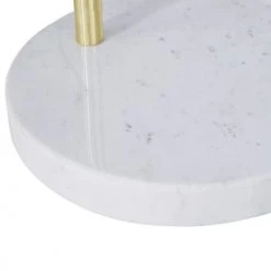 Maisons Du Monde Lampadaires Lampadaire Arqué En Métal Doré, Marbre Blanc Et Abat-jour Teinté Crème H195 -Lampadaires || Lustres || Guirlandes et décorations lumineuses Soldes lampadaire arque en metal dore marbre blanc et abat jour teinte creme h195 1000 10 25 219293 4