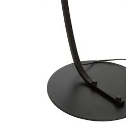 Meubles & Design Lampadaires Lampadaire Arrondi En Métal Noir -Lampadaires || Lustres || Guirlandes et décorations lumineuses Soldes lampadaire arrondi en metal noir 3