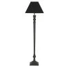 Maisons Du Monde Lampadaires Lampadaire Avec Pied Sculpté Et Abat-jour Noirs H170 -Lampadaires || Lustres || Guirlandes et décorations lumineuses Soldes lampadaire avec pied sculpte et abat jour noirs h170 1000 11 35 211882 1