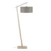 Good & Mojo Lampadaires Lampadaire Bambou Et Lin Naturel Gris H176cm 1 Good & Mojo Lampadaires Lampadaire Bambou Et Lin Naturel Gris H176cm -Lampadaires || Lustres || Guirlandes et décorations lumineuses Soldes lampadaire bambou et lin naturel gris h176cm