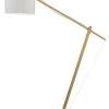 Good & Mojo Lampadaires Lampadaire Bambou/lin Gris H207cm