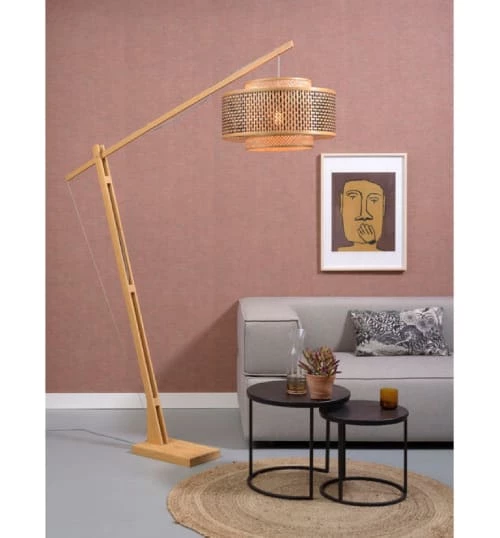 Good & Mojo Lampadaires Lampadaire Bambou Naturel H207cm 4 Good & Mojo Lampadaires Lampadaire Bambou Naturel H207cm – Image 2
