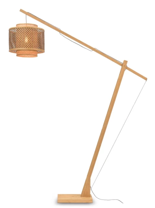 Good & Mojo Lampadaires Lampadaire Bambou Naturel H207cm 3 Good & Mojo Lampadaires Lampadaire Bambou Naturel H207cm