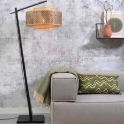 Good & Mojo Lampadaires Lampadaire Bambou Noir H176cm 9 Good & Mojo Lampadaires Lampadaire Bambou Noir H176cm -Lampadaires || Lustres || Guirlandes et décorations lumineuses Soldes lampadaire bambou noir h176cm 1