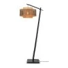 Good & Mojo Lampadaires Lampadaire Bambou Noir H176cm -Lampadaires || Lustres || Guirlandes et décorations lumineuses Soldes lampadaire bambou noir h176cm