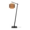 Good & Mojo Lampadaires Lampadaire Bambou Noir H176cm -Lampadaires || Lustres || Guirlandes et décorations lumineuses Soldes lampadaire bambou noir h176cm 18