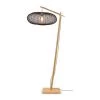 Good & Mojo Lampadaires Lampadaire Bambou Noir H176cm -Lampadaires || Lustres || Guirlandes et décorations lumineuses Soldes lampadaire bambou noir h176cm 24