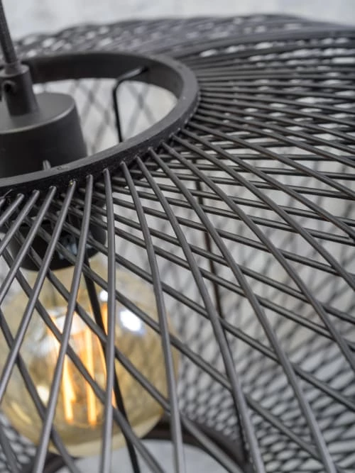 Good & Mojo Lampadaires Lampadaire Bambou Noir H176cm 7 Good & Mojo Lampadaires Lampadaire Bambou Noir H176cm – Image 5