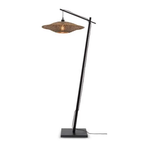 Good & Mojo Lampadaires Lampadaire Bambou Noir H176cm 3 Good & Mojo Lampadaires Lampadaire Bambou Noir H176cm