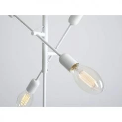 Custom Form Lampadaires Lampadaire Blanc 4 Lumières -Lampadaires || Lustres || Guirlandes et décorations lumineuses Soldes lampadaire blanc 4 lumieres 3