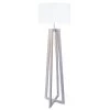Tosel Lampadaires Lampadaire Bois Blanc -Lampadaires || Lustres || Guirlandes et décorations lumineuses Soldes lampadaire bois blanc