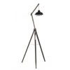 Wadiga Lampadaires Lampadaire Bois Et Métal Style Industriel 57x56x190cm