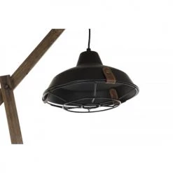 Wadiga Lampadaires Lampadaire Bois Et Métal Style Industriel 57x56x190cm -Lampadaires || Lustres || Guirlandes et décorations lumineuses Soldes lampadaire bois et metal style industriel 57x56x190cm 5