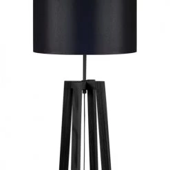Tosel Lampadaires Lampadaire Bois Noir -Lampadaires || Lustres || Guirlandes et décorations lumineuses Soldes lampadaire bois noir 10