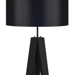 Tosel Lampadaires Lampadaire Bois Noir -Lampadaires || Lustres || Guirlandes et décorations lumineuses Soldes lampadaire bois noir 5
